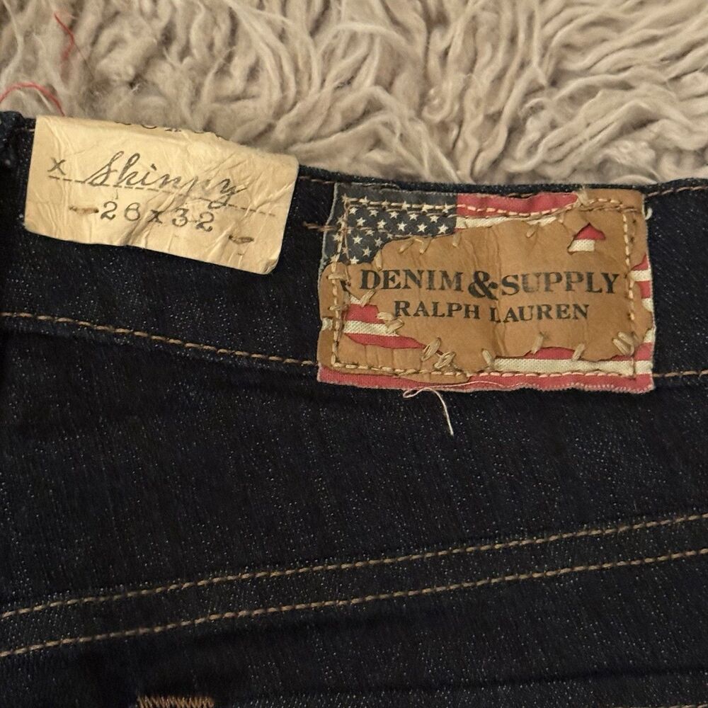 Denim & Supply Ralph Lauren Skinny Jeans Dark Wash Size 26 X 32 NWT - Picture 10 of 10